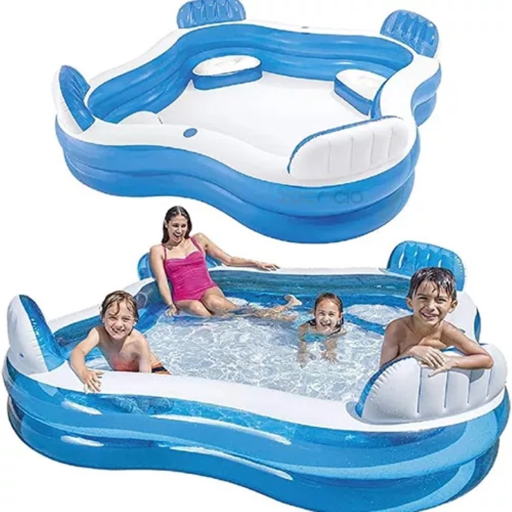 Miniatura 2 de Piscina Jacuzzi Espaldar Intex Familiar